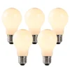 LUEDD Preisvorteil Auf Leuchtmittel|Led Lampen*Set mit 5 dimmbaren E27 LED-Lampen Opalglas 4W 320 lm 2200K