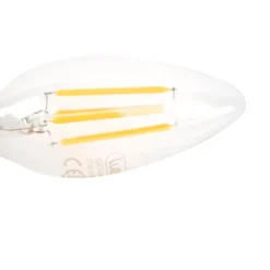 LUEDD Preisvorteil Auf Leuchtmittel|Filament Lampen*Set mit 5 dimmbaren E14-LED-Kerzenlampen B35 klar 3W 250 lm 2700K