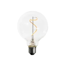 LUEDD Preisvorteil Auf Leuchtmittel|Filament Lampen*Set mit 5 E27 dimmbare LED Spiral Filament G95 4W 270lm 2200K