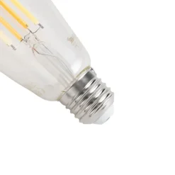 LUUMR Preisvorteil Auf Leuchtmittel|Smarte Glühbirnen*Set mit 5 E27 Dimmbare LED-Glühbirnen ST64 Klar 7W 806lm 2700-6500K