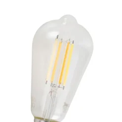 LUUMR Preisvorteil Auf Leuchtmittel|Smarte Glühbirnen*Set mit 5 E27 Dimmbare LED-Glühbirnen ST64 Klar 7W 806lm 2700-6500K