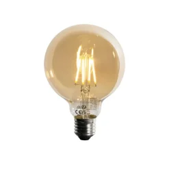 LUEDD Preisvorteil Auf Leuchtmittel|Filament Lampen*Set mit 5 E27 dimmbare LED-Glühbirne G95 5W 450lm 2700K