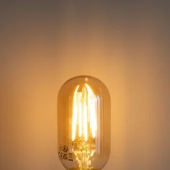 LUEDD Preisvorteil Auf Leuchtmittel|Filament Lampen*Set mit 5 E27 dimmbare LED-Lampe Gold T45 4W 300 lm 2200K