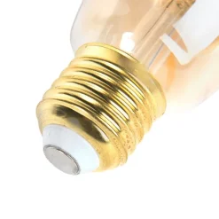 LUEDD Preisvorteil Auf Leuchtmittel|Filament Lampen*Set mit 3 E27 dimmbaren LED-Lampen ST64 Goldline 5W 380 lm 2200K