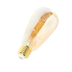 LUEDD Preisvorteil Auf Leuchtmittel|Filament Lampen*Set mit 3 E27 dimmbaren LED-Lampen ST64 Goldline 5W 380 lm 2200K