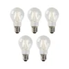 LUEDD Preisvorteil Auf Leuchtmittel|Filament Lampen*Set mit 5 E27 LED-Glühlampen A60 2W 180 lm 2700K
