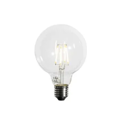 LUEDD Preisvorteil Auf Leuchtmittel|Filament Lampen*Set mit 5 E27 3-Stufen dimmbare LED-Glühbirne G95 4W 450lm 3000K