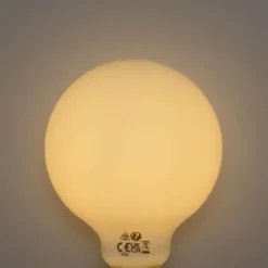 LUEDD Preisvorteil Auf Leuchtmittel|Led Lampen*Set mit 5 E27 3-Stufen dimmbare LED-Glühbirne Opal G95 4W 450lm 2700K