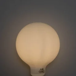 LUEDD Preisvorteil Auf Leuchtmittel|Led Lampen*Set mit 5 E27 3-Stufen-dimmbare LED-Glühbirne Opal G125 4W 450lm 3000K