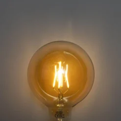 LUEDD Preisvorteil Auf Leuchtmittel|Smarte Glühbirnen*Set mit 5 E27 3-Stufen-dimmbare LED-Lampe Gold G125 4W 450lm 2700K