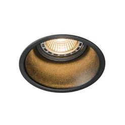 QAZQA Küchenlampen|Einbaustrahler*Set mit 12 Einbauspots schwarz rund - Dept