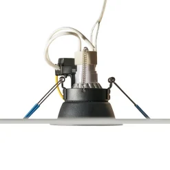 QAZQA Küchenlampen|Einbaustrahler*Set mit 12 Einbauspots schwarz rund - Dept