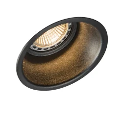 QAZQA Küchenlampen|Einbaustrahler*Set mit 12 Einbauspots schwarz rund - Dept