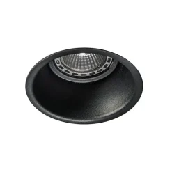 QAZQA Küchenlampen|Einbaustrahler*Set mit 12 Einbauspots schwarz rund - Dept