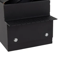 QAZQA Einbaustrahler|Wohnzimmerlampen*Set mit 6 Einbauspots schwarz GU10 AR70 randlos - Oneon