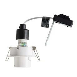 QAZQA Einbaustrahler|Wohnzimmerlampen*Set mit 6 Einbauspots weiß GU10 35mm Rund Kippbar - Installa