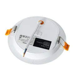 QAZQA Led-Strahler|Einbaustrahler*Set mit 6 Einbaustrahlern weiß 14,5 cm inkl. LED Kelvinverstellbar mit Dip-Schalter - Stephanie