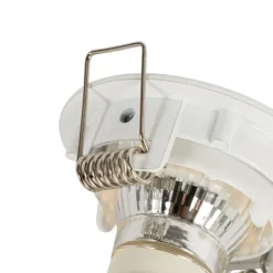 QAZQA Einbaustrahler|Wohnzimmerlampen*Set mit 6 Einbaustrahlern weiß GU10 35mm - Edu