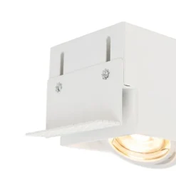 QAZQA Einbaustrahler|Wohnzimmerlampen*Set mit 6 Einbaustrahlern Weiß Verstellbar Rahmenlos 3-Lichter - Oneon