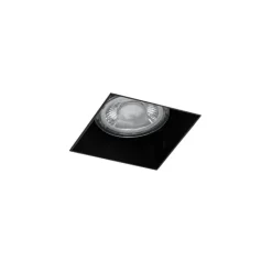 QAZQA Einbaustrahler*Set mit 6 Einbaustrahlern schwarz GU10 50mm randlos - Oneon