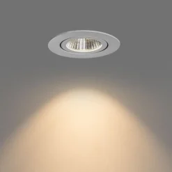 QAZQA Professional Badezimmerlampen|Led-Strahler*Set mit 6 Einbaustrahlern Weiß 6,8 cm inkl. LED 750 lm Dimmbar IP65 - Gaius