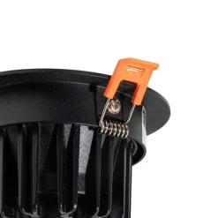 QAZQA Professional Led-Strahler|Einbaustrahler*Set mit 6 Einbaustrahlern Schwarz 9,5 cm inkl. LED 1300 lm Dimmbar IP23 - Gaius