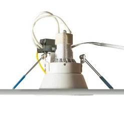 QAZQA Schlafzimmerlampen|Küchenlampen*Set mit 6 Einbaustrahlern weiß rund - Dept