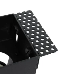 QAZQA Einbaustrahler*Set mit 6 Einbaustrahlern schwarz GU10 50mm 2-flammig ohne Rahmen - Oneon