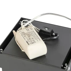 QAZQA Einbaustrahler|Wohnzimmerlampen*Set mit 6 Einbaustrahlern schwarz AR111 Kippbar und drehbar Trimless - Oneon