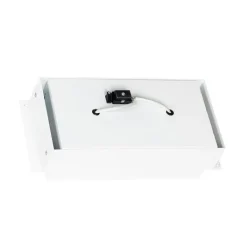 QAZQA Einbaustrahler|Wohnzimmerlampen*Set mit 6 Einbaustrahlern weiß GU10 AR111 Trimless 2-Licht - Oneon