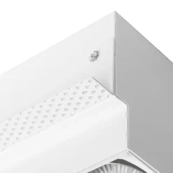 QAZQA Einbaustrahler|Wohnzimmerlampen*Set mit 6 Einbaustrahlern weiß GU10 AR111 Trimless 2-Licht - Oneon