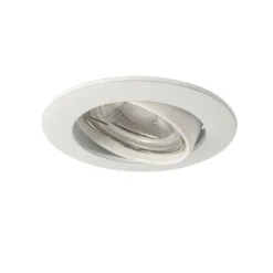 QAZQA Einbaustrahler|Wohnzimmerlampen*Set mit 12 Einbaustrahlern weiß GU10 35 mm - Edu