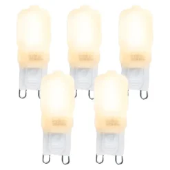 LUEDD Preisvorteil Auf Leuchtmittel|Led Lampen*Set mit 5 G9-LED-Lampen CUTE PC 2W 200 lm 2700K