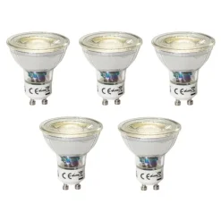 LUEDD Preisvorteil Auf Leuchtmittel*Set mit 5 GU10 dimbare LED lamp 3W 200 lm 4000K