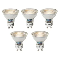 LUEDD Preisvorteil Auf Leuchtmittel*Set mit 5 GU10 dimbare LED lamp 3W 200 lm 3000K