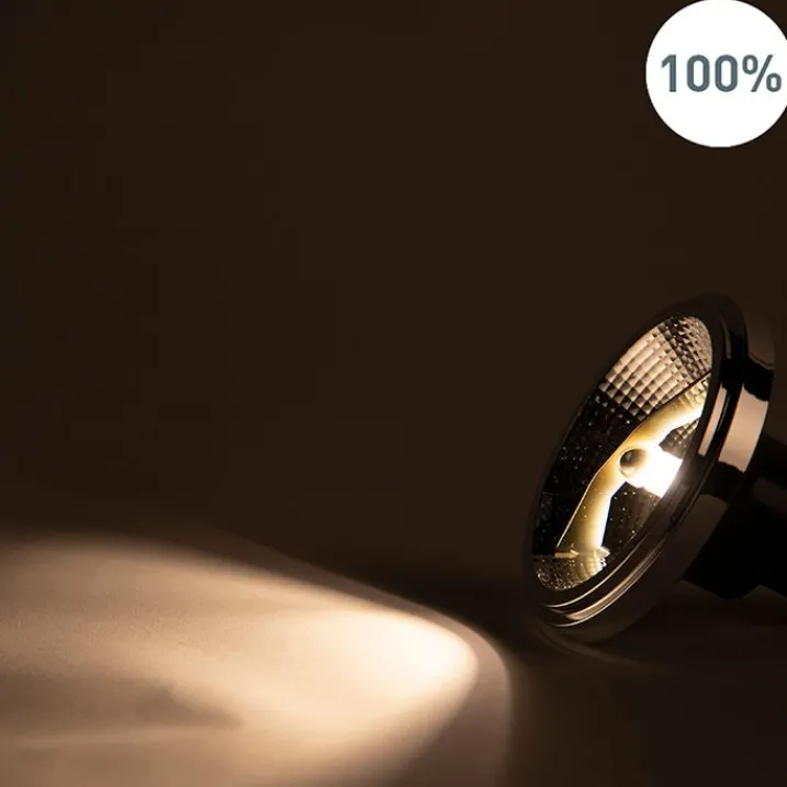 LUEDD Preisvorteil Auf Leuchtmittel|Led Lampen*Set mit 5 GU10 dimmbaren LED-Lampen AR111 11W 810 lm 2700K