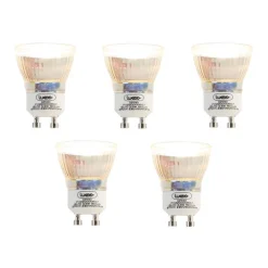 LUEDD Preisvorteil Auf Leuchtmittel|Led Lampen*Set mit 5 GU10 LED-Glühbirnen 35mm 3.5W 180 lm 2700K