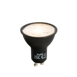 LUEDD Led Lampen|Preisvorteil Auf Leuchtmittel*Set mit 5 GU10 LED-Lampe schwarz 7W 610 lm 3000K