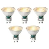 LUEDD Preisvorteil Auf Leuchtmittel|Led Lampen*Set mit 5 GU10 3-Stufen-Dimmbaren LED-Lampen 6W 460 lm 2000 - 6000K