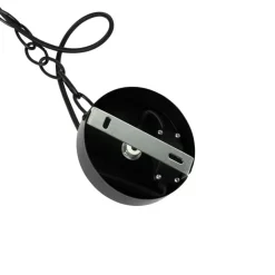 QAZQA Küchenlampen|Esszimmerlampen*Set mit 3 Industrie-Hängelampen schwarz - Cabin