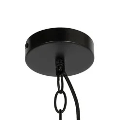 QAZQA Küchenlampen|Esszimmerlampen*Set mit 3 Industrie-Hängelampen schwarz - Cabin