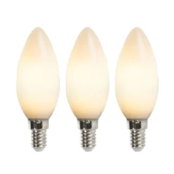 LUEDD Preisvorteil Auf Leuchtmittel|Led Lampen*Set mit 3 LED-Lampen E14 2W 180 Lumen 2350K