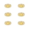 QAZQA Außenstrahler|Einbaustrahler*Set mit 6 modernen Badezimmer-Einbaustrahlern Gold IP54 - Shed Honey