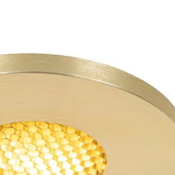 QAZQA Außenstrahler|Einbaustrahler*Set mit 6 modernen Badezimmer-Einbaustrahlern Gold IP54 - Shed Honey