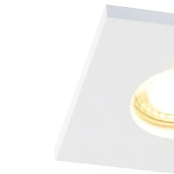 QAZQA Gartenbeleuchtung|Badezimmerlampen*Set mit 6 modernen Badezimmer-Einbaustrahlern weiß - Doku