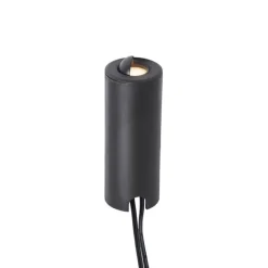 QAZQA Gartenbeleuchtung|Led-Strahler*Set mit 5 modernen Bodeneinbaustrahlern schwarz inkl. LED IP67 - Linsey