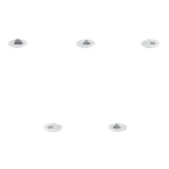 QAZQA Gartenbeleuchtung|Led-Außenleuchten*Set mit 5 modernen Bodeneinbaustrahlern weiß inkl. LED IP67 - Linsey