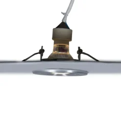 QAZQA Gartenbeleuchtung|Badezimmerlampen*Set mit 6 modernen Einbauspots Stahl rund IP44 - Xena