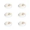 QAZQA Einbaustrahler|Wohnzimmerlampen*Set mit 6 modernen Einbaustrahlern Weiß Trimless - Impact 70