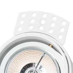 QAZQA Einbaustrahler|Wohnzimmerlampen*Set mit 6 modernen Einbaustrahlern Weiß Trimless - Impact 70